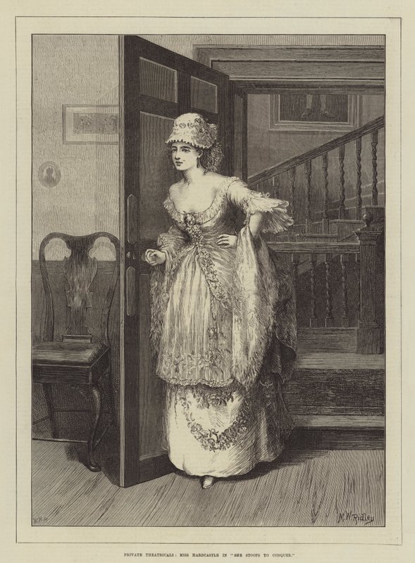 Private Theatricals, Miss Hardcastle i She Stoops to Conquer af Matthew White Ridley