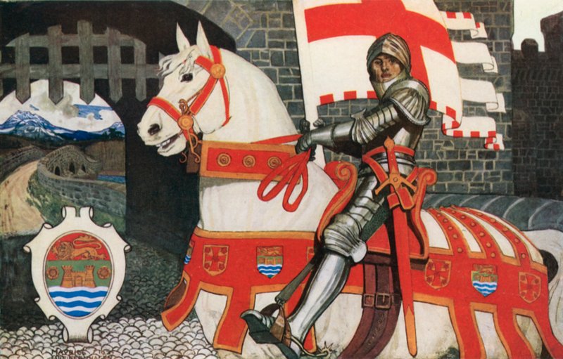 Carlisle, "Porten til Skotland" af Maurice Greiffenhagen