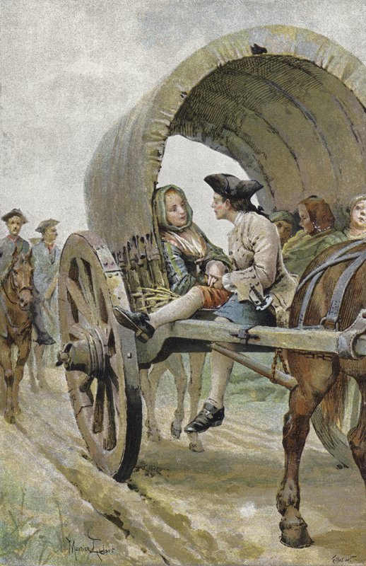 På vej til Le Havre af Maurice Leloir