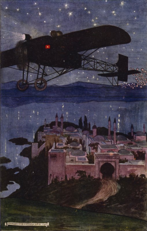Besøg i Bagdad: The Journey (farve litho) af Maurice (after) Greiffenhagen