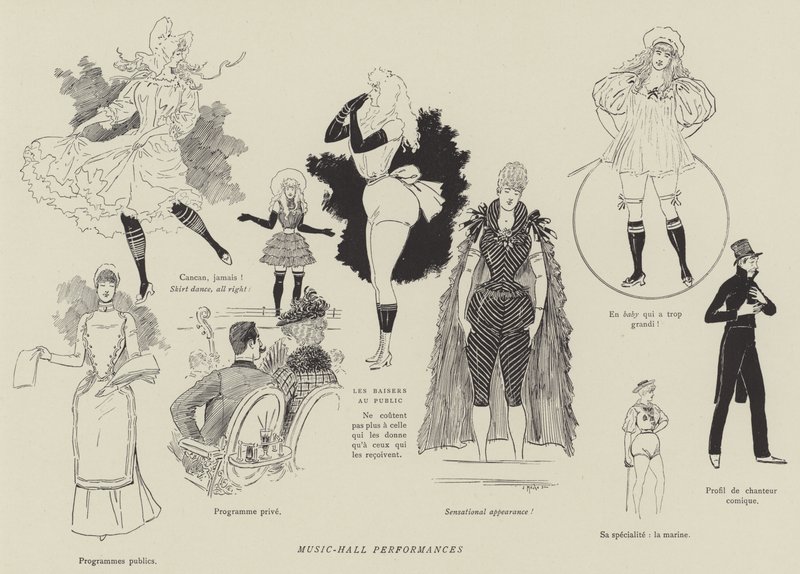 Illustration til La Vie De Londres af Mars af Maurice Charles Mathieu Bonvoisin