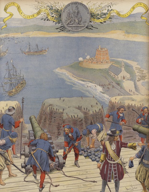 Slaget ved Camaret af Maurice Leloir