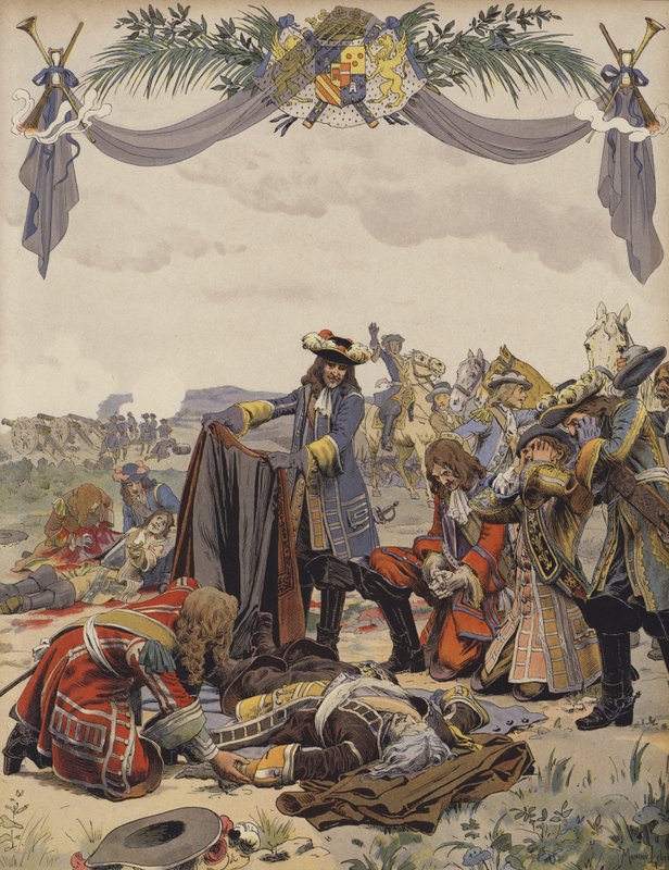 Turennes død af Maurice Leloir