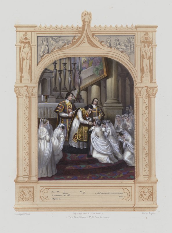 Første nadver (akvatinte) af Maurice Leloir