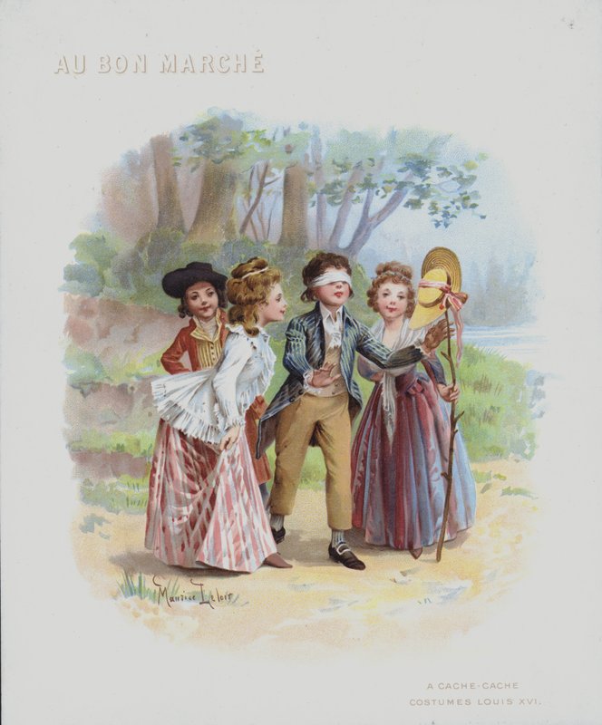 gemmeleg, kostumer fra Louis XVI