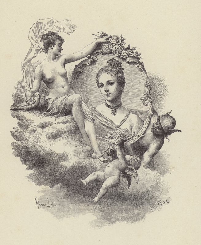 Illustration til Manon Lescaut (gravering) af Maurice Leloir