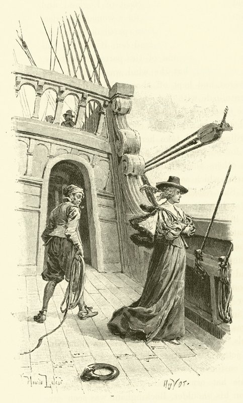 Illustration til De tre musketerer (gravering) af Maurice Leloir