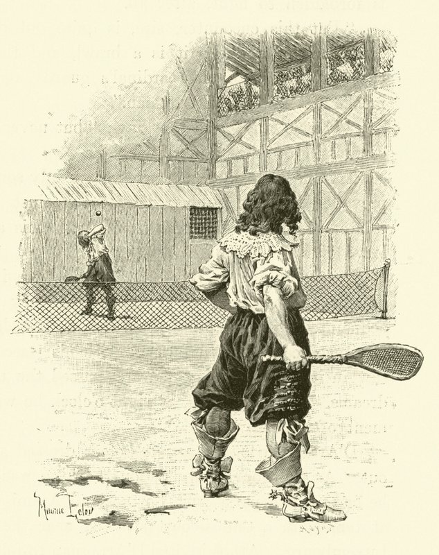 Illustration til De tre musketerer (gravering) af Maurice Leloir