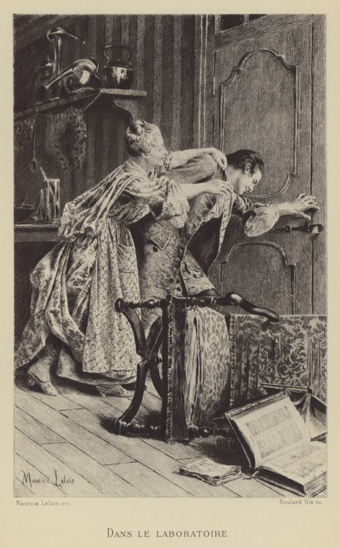 I laboratoriet (dybtryk) af Maurice Leloir