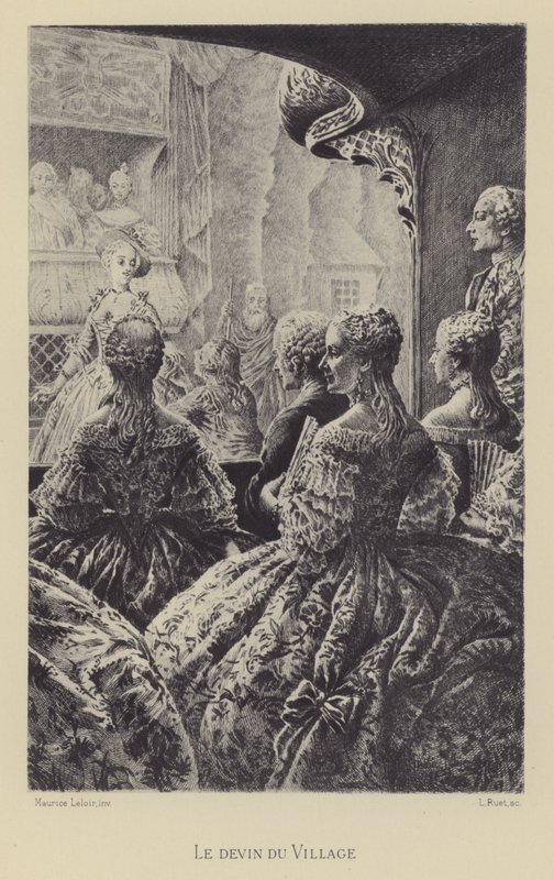 The Village Soothsayer (dybtryk) af Maurice Leloir