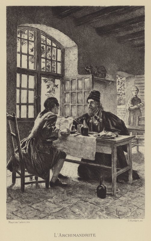 Arkimandriten (gravering) af Maurice Leloir