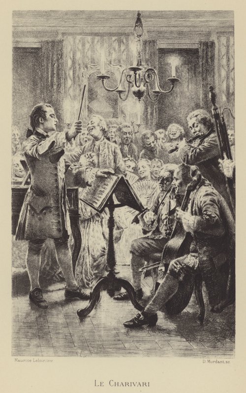 Charivari (gravering) af Maurice Leloir