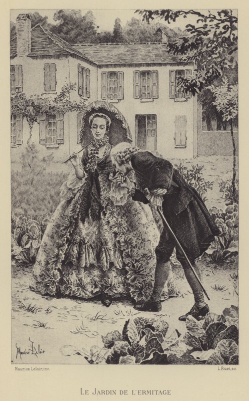 Eremitagens have (dybtryk) af Maurice Leloir