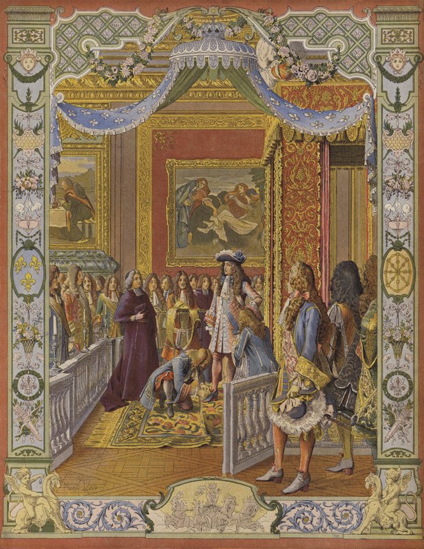 Håndtaget til kong Ludvig XIV af Maurice Leloir
