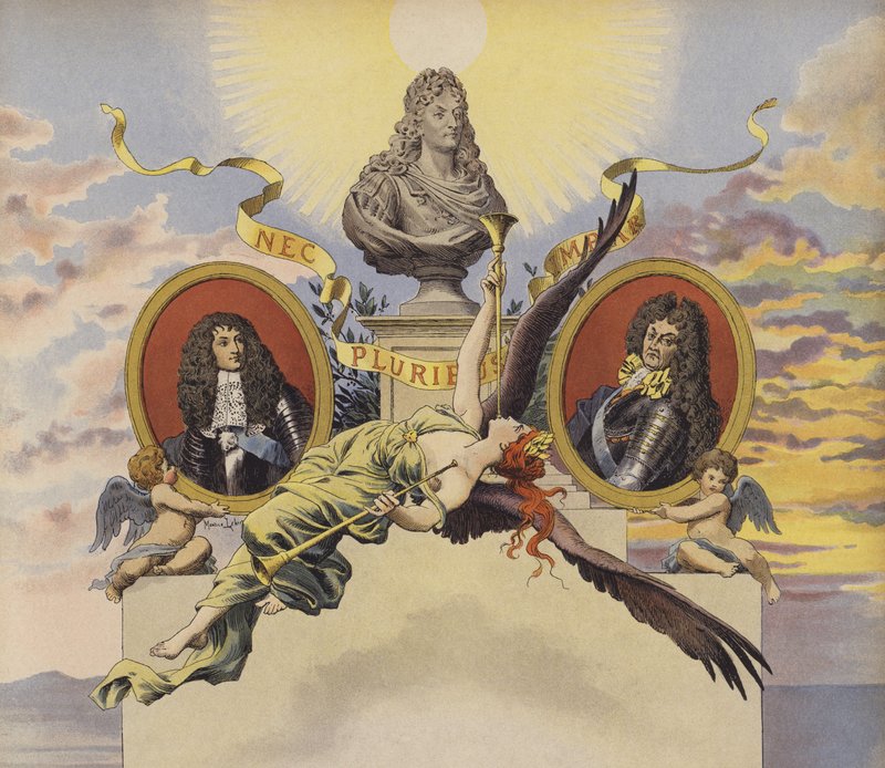 De tre aldre af Ludvig XIV af Maurice Leloir