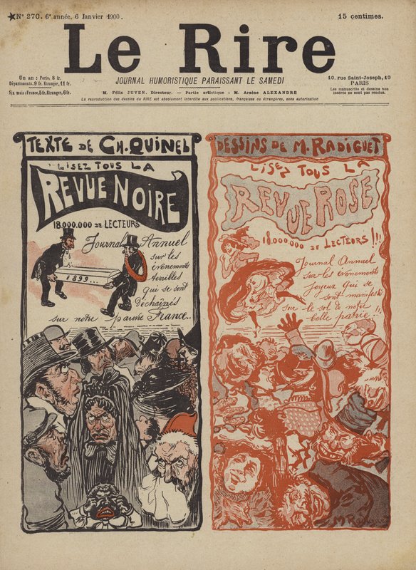 Illustration til Le Rire af Maurice Radiguet
