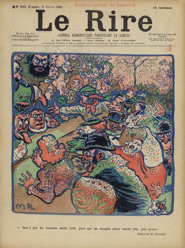 Illustration til Le Rire af Maurice Radiguet