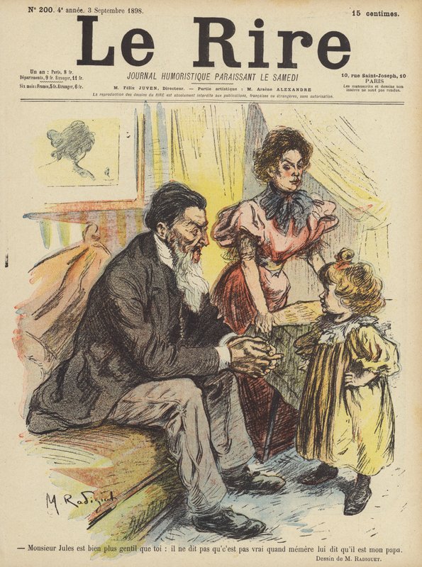 Illustration til Le Rire af Maurice Radiguet