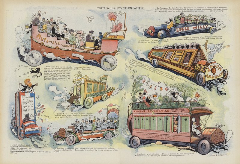 Illustration til Le Rire af Maurice Radiguet