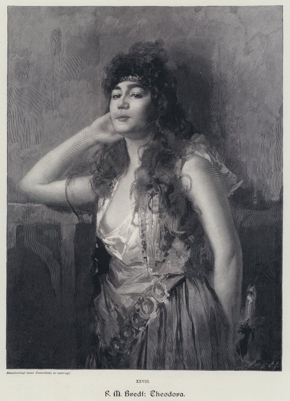 Theodora (gravering) af Max Ferdinand Bredt