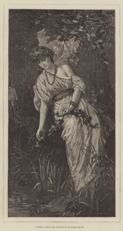 Ophelia af Maynard Brown
