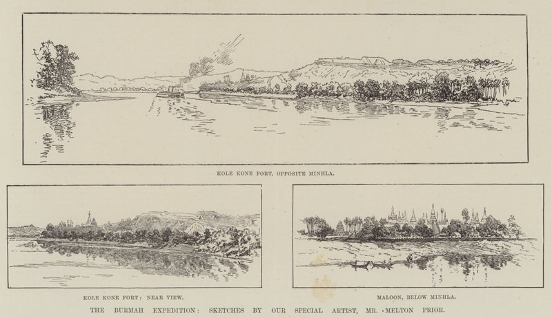 Burmah Ekspeditionen af Melton Prior