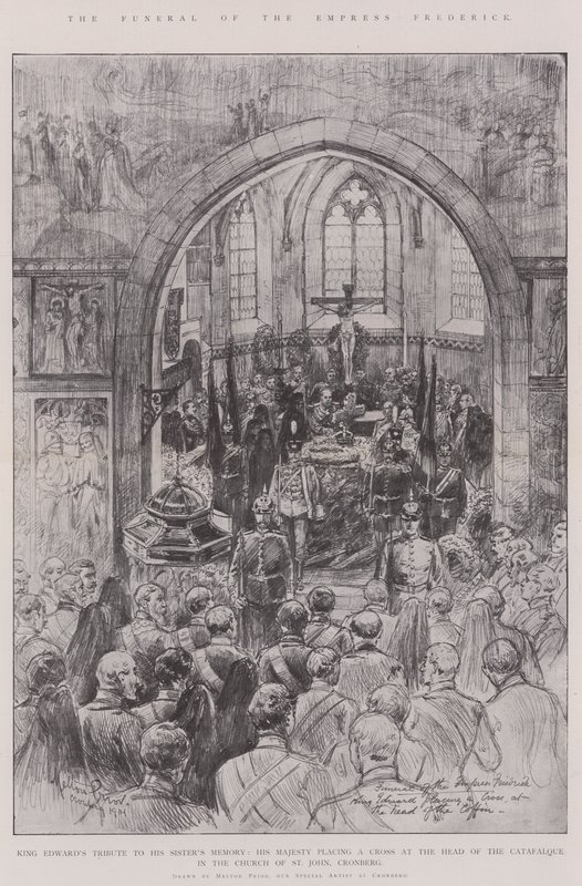 Kejserinde Frederiks begravelse af Melton Prior