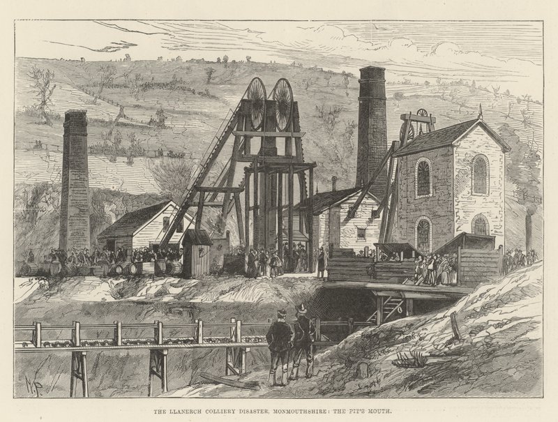 Llanerch Colliery-katastrofen, Monmouthshire, Pit