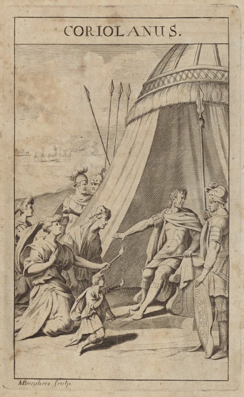 Gaius Marcius Coriolanus, romersk general af Michael Burghers