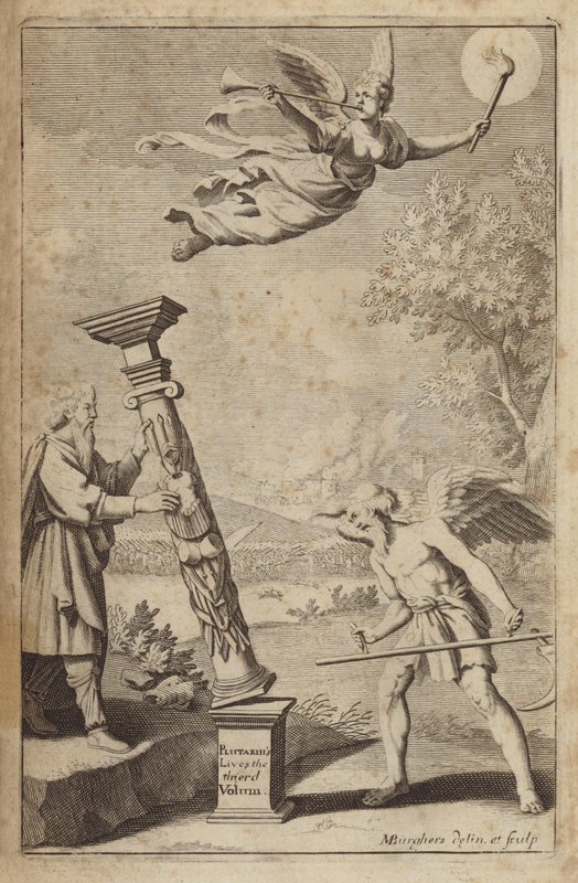 Illustration til Plutarchs liv af Michael Burghers