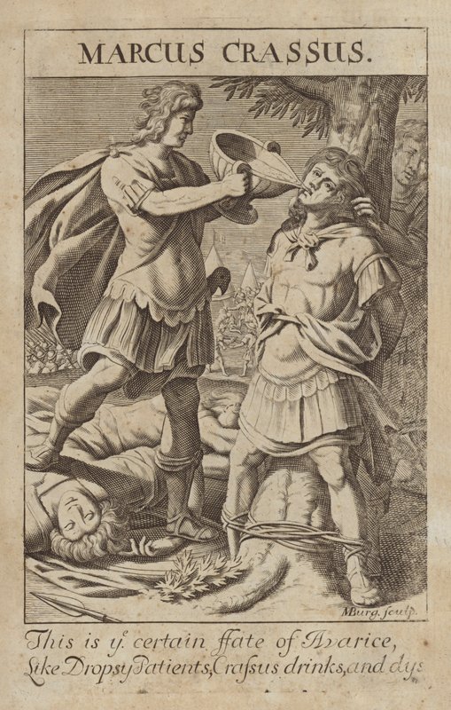 Marcus Licinius Crassus, romersk general og politiker af Michael Burghers
