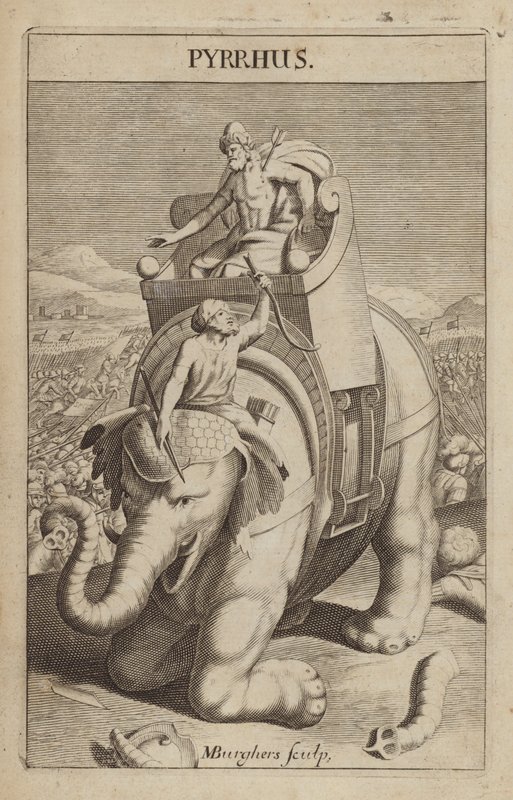 Pyrrhus, græsk general og statsmand af Michael Burghers