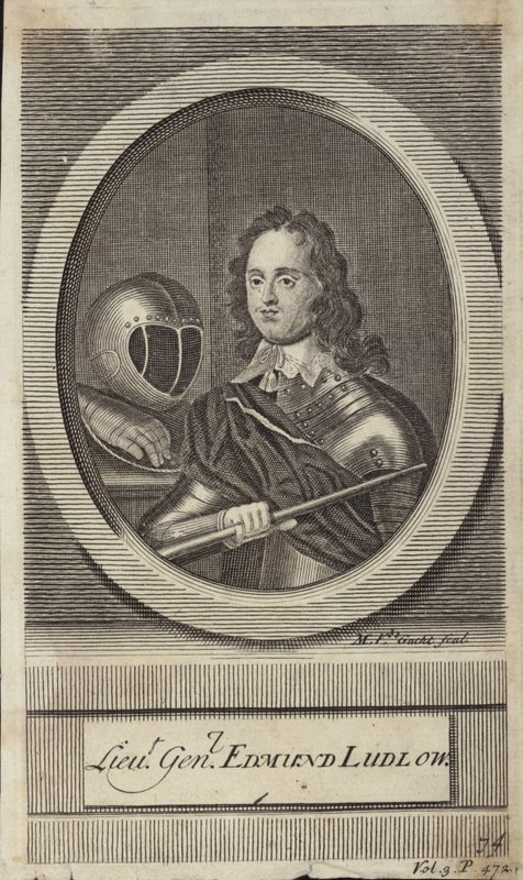 Edmund Ludlow af Michael van der Gucht