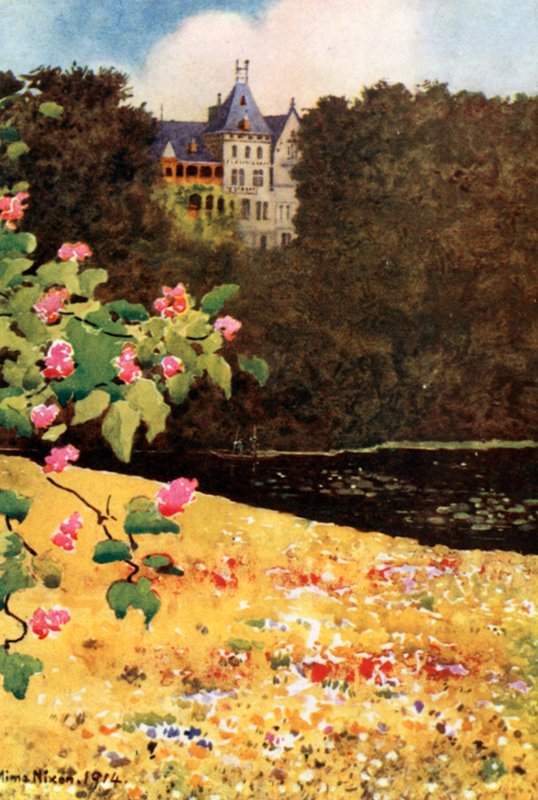 Schloss zu Gmunden fra Chestnut Avenue af Mima Nixon