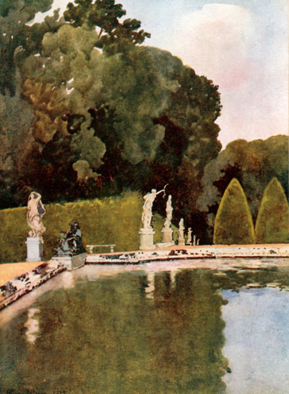 Diana-fontænen, Versailles af Mima Nixon