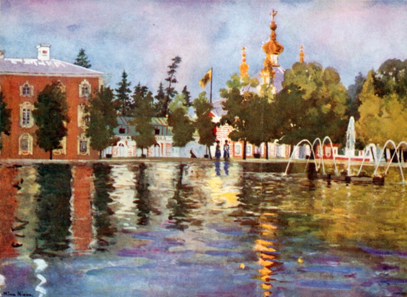 Zarkirken, Peterhof af Mima Nixon
