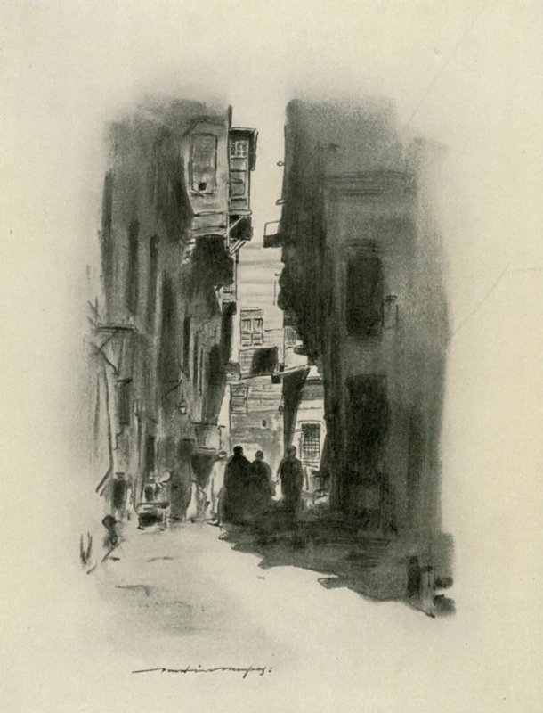 En Cairo Street af Mortimer Ludington Menpes