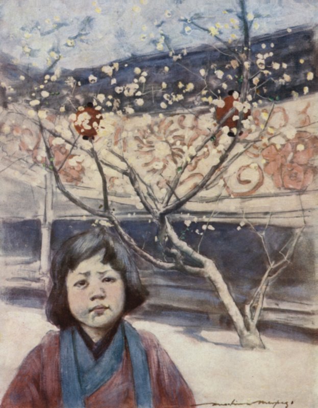 En jap i blommefarve af Mortimer Ludington Menpes