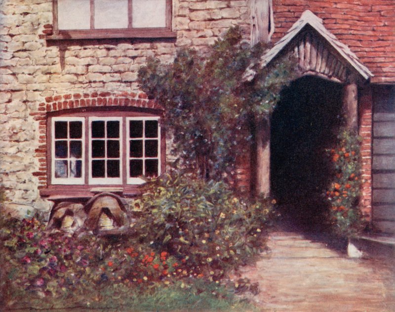 En Surrey Porch af Mortimer Ludington Menpes