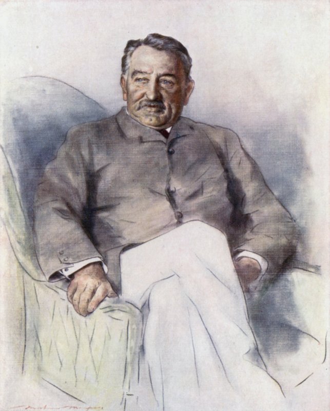 Cecil J Rhodes af Mortimer Ludington Menpes