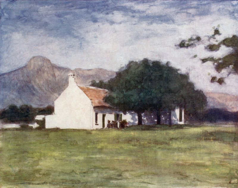 Cecil J Rhodes" frugtfarm ved Paarl af Mortimer Ludington Menpes