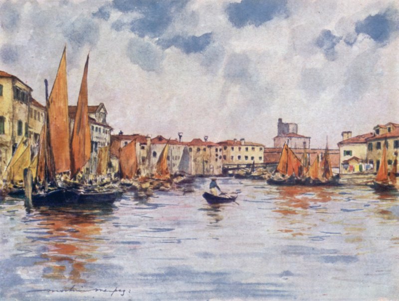 Chioggia af Mortimer Ludington Menpes