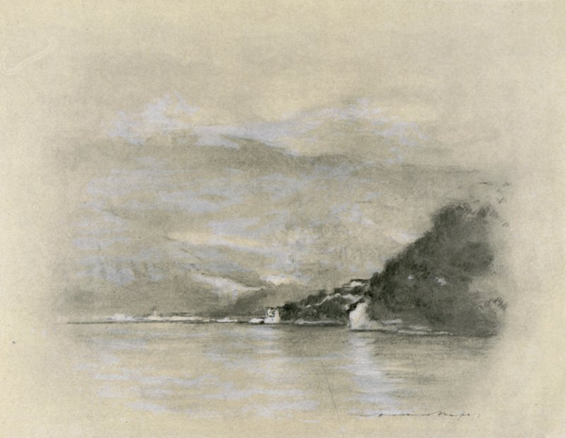 Luzern-søen af Mortimer Ludington Menpes