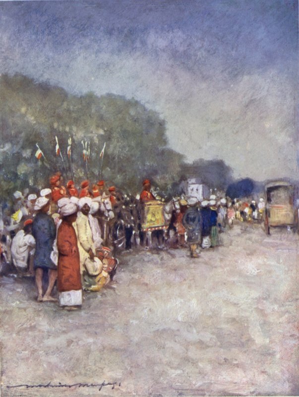 På Alipur Road af Mortimer Ludington Menpes