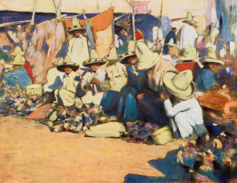 Puebla af Mortimer Ludington Menpes