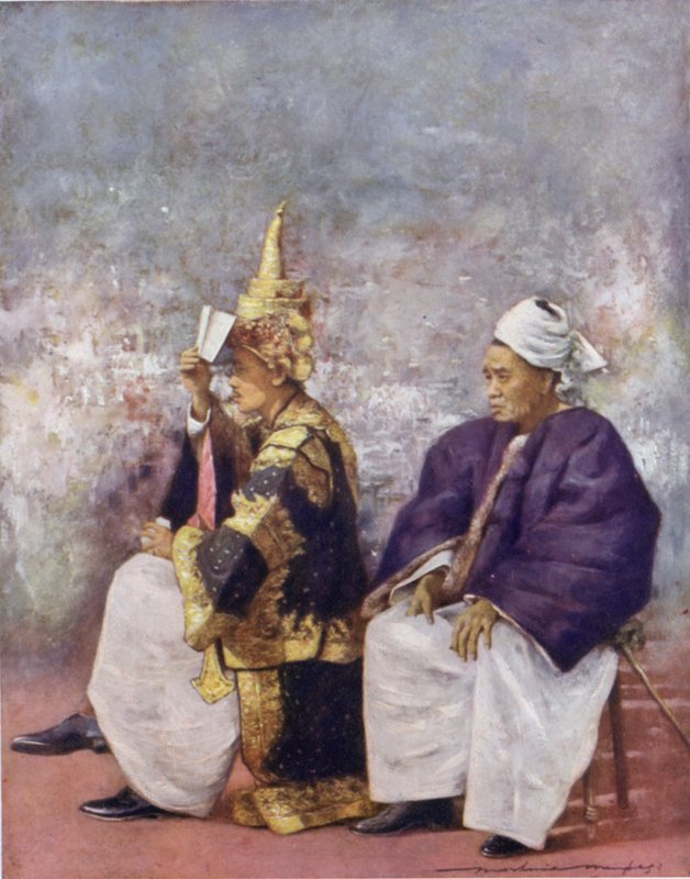 Shan Chiefs ser på Durbar af Mortimer Ludington Menpes