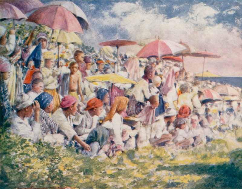 Ser et bådkapløb af Mortimer Ludington Menpes