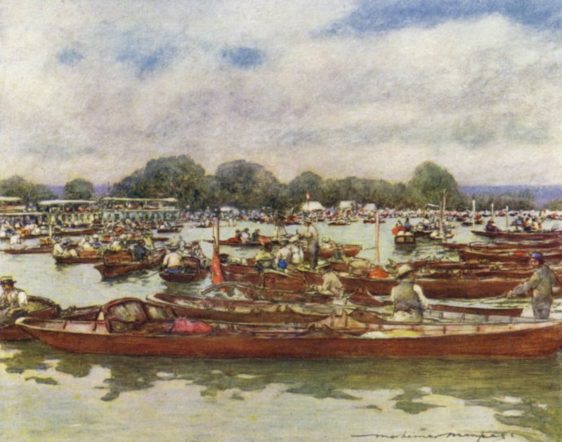 Henley Regatta af Mortimer Ludington Menpes