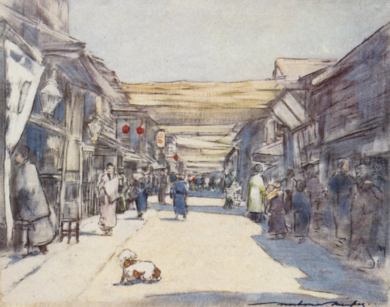 Honeysuckle Street af Mortimer Ludington Menpes
