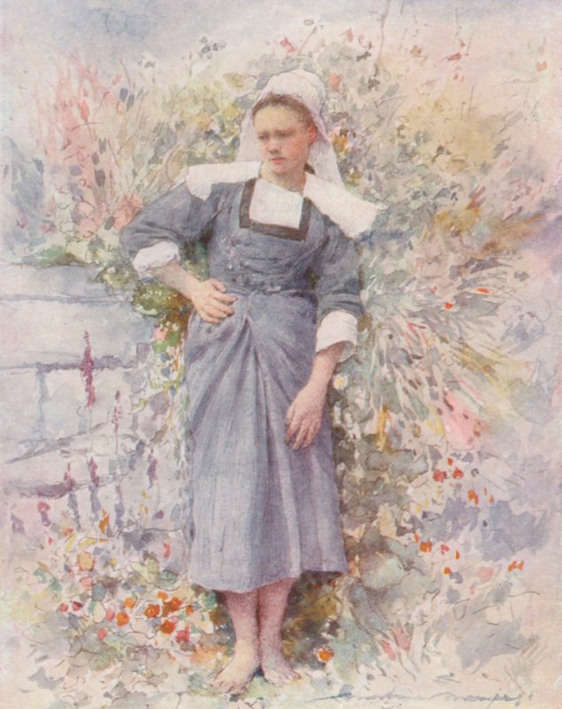 La Petite Marie (farvelitografi) af Mortimer Ludington Menpes
